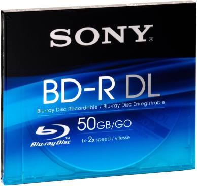 BD-R(Blu-Ray) диск Sony 2x 50Gb Jewel
