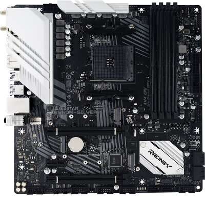 Материнская плата mATX LGAAM4 Biostar B550M-Silver
