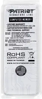 Модуль памяти DDR5 SODIMM 16Gb DDR5600 Patriot Memory Signature Line (PSD516G560081S)