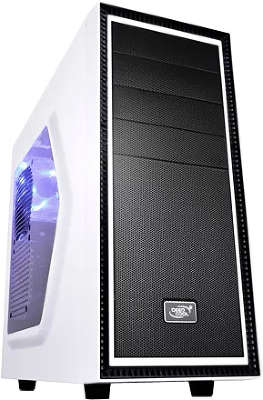 Корпус Deepcool TESSERACT SW White , ATX, без БП, окно, 1x USB 3.0, 1x USB 2.0, 2x 12cm LED fan.