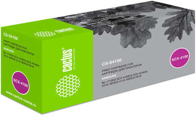Картридж лазерный Cactus CS-S4100 SCX-4100D3 черный (3000стр.) для Samsung SCX-4100 с чипом