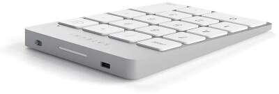 Беспроводной цифровой блок клавиатуры Satechi Aluminum Slim Keypad Numpad. Цвет серебристый.