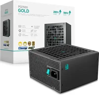 Блок питания Deepcool ATX 750W GamerStorm PQ750G Gen.5 80+ gold (20+4pin) APFC 120mm fan 6xSATA Cab Manag RTL