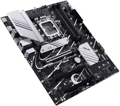 ASUS PRIME H770-PLUS (Socket 1700, ATX, 4xDDR5 (192GB), DP/HDMI, 1xPCIe 5.0x16/1xPCIe 4.0x16/xPCIex1.0, 1xLAN (2.5GbE), 4xSATA 6Gb/s, 3xM.2, 1xType-C, 3xUSB 3.2, 2xUSB 2.0)