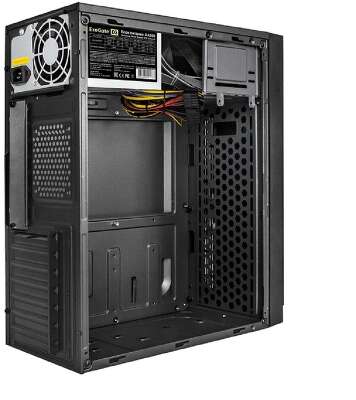 Exegate EX291143RUS Корпус Minitower ExeGate BAA-105-01-AA500 (mATX, БП AA500 с вент. 8см, 4*USB, аудио, черный)