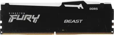 Набор памяти DDR5 DIMM 2x8Gb DDR5600 Kingston Fury Beast Black RGB (KF556C40BBAK2-16)