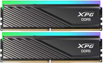Модуль памяти DIMM DDR5-6400 32GB (16GBx2) RGB AX5U6400C3216G-DTLABRBK ADATA