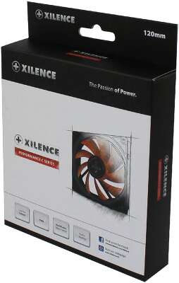 Вентилятор Xilence XPF120.R.PWM, 120мм, 1500rpm, 28 дБ, 4-pin PWM, 1шт
