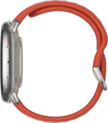 Смарт-часы Amazfit Active 2R A2437 Premium 43.9мм 1.32" AMOLED корп.серебристый рем.черный разм.брасл.:150-210мм (6970100377569)