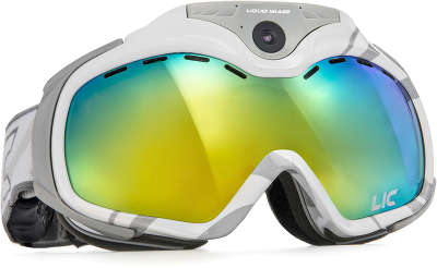 Видеомаска Liquid Image LIC339BLK Snow Goggle Apex Series 1080P HD + WiFi белая
