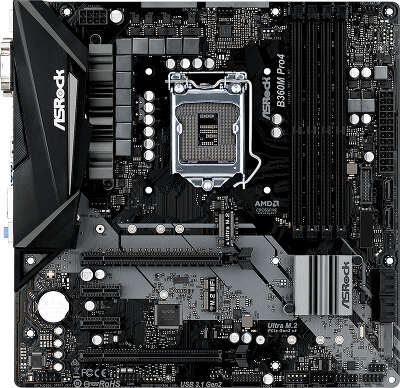 Мат. плата ASRock B360M PRO4 mATX LGA1151v2