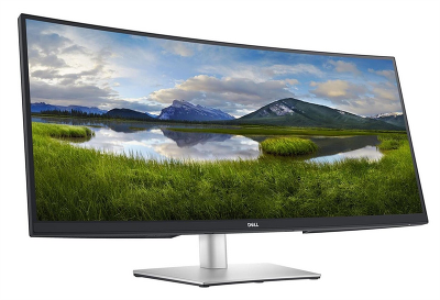 Монитор Dell 34" S3423DWC Curved S/BK(VA;21:9;3440x1440x100Hz;300cd/m2;3000:1;4ms;178/178;2xHDMI2.2;USB-C,3xUSB 3.2(Gen1);Spk;HAS;Tilt;VESA)