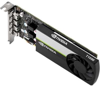 Видеокарта PNY NVIDIA Quadro T1000 4Gb DDR6 PCI-E 4miniDP