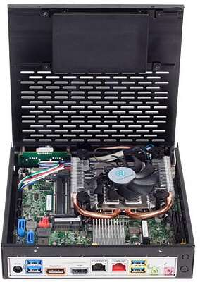 Корпус SilverStone SST-PT13B, черный, Mini-ITX, Без БП (SST-PT13B-USB3.0)