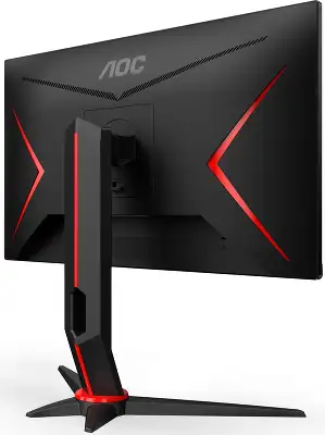 Монитор AOC 23.8" Value Line Q24G2A черный/красный IPS LED 16:9 HDMI M/M матовая HAS Piv 350cd 178гр/178гр 2560x1440 165Hz FreeSync Premium DP QHD 4.78кг