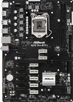 Материнская плата ATX LGA1151 ASRock Q270 Pro BTC+