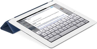 Кожаный чехол Apple Smart Cover для iPad 2/3/4, Navy [MD303]