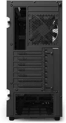 Корпус NZXT H510 White/black, белый, ATX, Без БП (CA-H510B-W1)