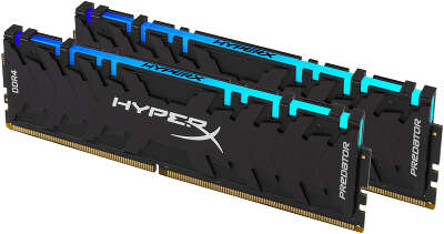 Набор памяти DDR4 DIMM 2*8192Mb DDR2933 HyperX Predator RGB (HX429C15PB3AK2/16)