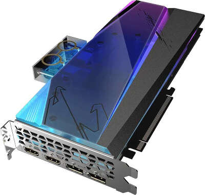 Видеокарта GIGABYTE AMD Radeon RX 6900 XT Aorus Xtreme WATERFORCE WB 16Gb DDR6 PCI-E 2HDMI, 2DP