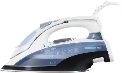 Утюг Polaris PIR 3074 SG AA 3000Вт белый/голубой