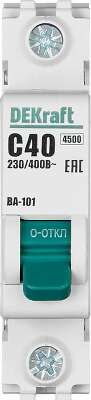 Авт. выкл. 1Р 16А х-ка C ВА-101 4,5кА DEKraft