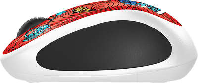 Мышь беспроводная Logitech Wireless Mouse M238 Doodle Collection USB CHAMPION CORAL (910-005054)