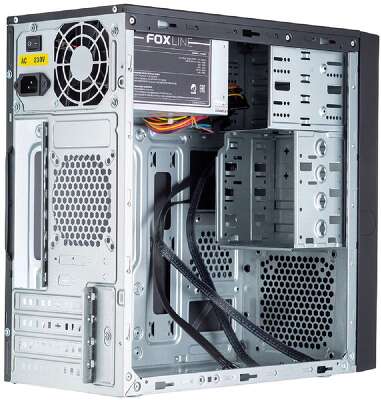 Foxline FL-733(R)-FZ500R  mATX, 2x5.25EXT, 2x3.5EXT, 5x3.5INT, 2xUSB2.0, HDA, w/o FAN, w/500W ATX PSU, w/1.2m EU pwr cord