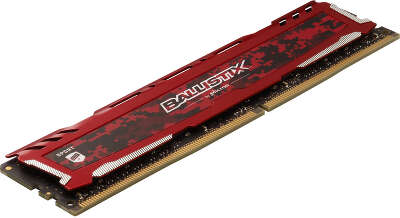 Набор памяти DDR4 DIMM 2x16Gb DDR3200 Crucial Ballistix Sport LT Red (BLS2K16G4D32AESE)