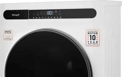 Стиральная машина Weissgauff WMD 45148 Inverter Steam класс: B загр.фронтальная макс.:8кг (с сушкой) белый инвертор
