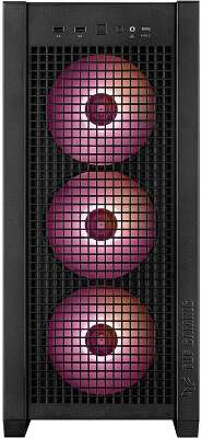 Корпус ASUS TUF GAMING GT302 TG ARGB BLACK (90DC00I0-B19000) GT302/ARGB FANS/BLK