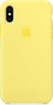 Силиконовый чехол для iPhone X Apple Silicone Case, Lemonade [MRG32ZM/A]