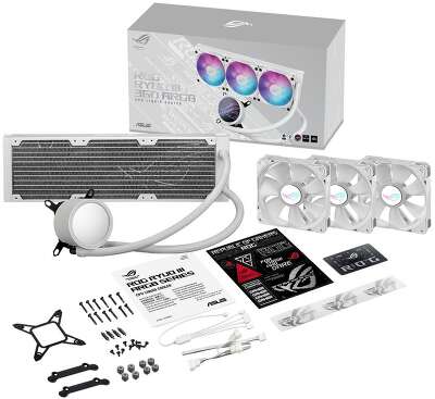 Жидкостная система охлаждения ASUS ROG RYUO III 360 ARGB WHT /AIO COOLER,ASETEK,EMMA,ARGB,AURA,WHT (90RC00I2-M0UAY0) /AIO COOLER,ASETEK,EMMA,ARGB,AURA,WHT (90RC00I2-M0UAY0)