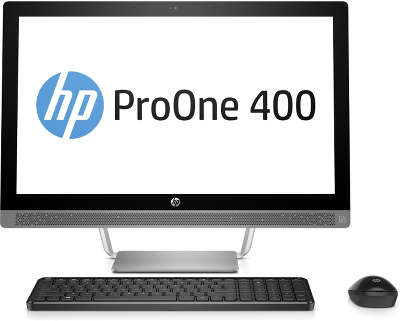 Моноблок HP ProOne 440 G3 23.8" FHD i3-7100T/4/1000/SSD128/HDG630/DVDRW/WF/BT/Kb+Mouse/W10P, черный, серебрист