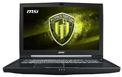 Ноутбук MSI WT75 8SK-024RU 17.3" FHD i7 8700/32/1000+256SSD/p3200 6G/WF/BT/Cam/W10Pro