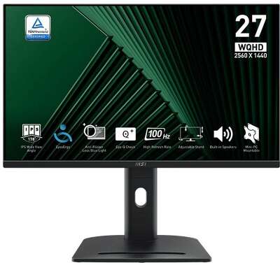 Монитор 27" MSI PRO MP275QPG Black