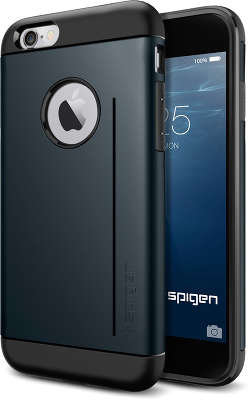 Чехол Spigen SGP Slim Armor S для iPhone 6/6S, Metal Slate [SGP10955]