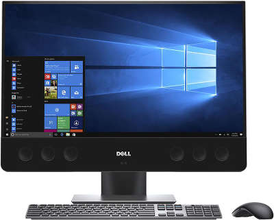Моноблок Dell XPS 7760 27" 4K Touch i7-7700/8/1000/SSD256/RX 570 8Gb/WF/BT/CAM/Kb+Mouse/W10P, черный