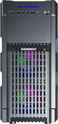 Корпус GameMax GM-ONE FRGB, черный, ATX, Без БП (GameMax GM-ONE FRGB)