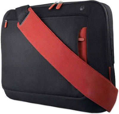 Сумка для ноутбука 17" Belkin Messenger Bag, Jet/Cabernet [F8N051eaBR]