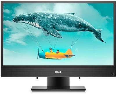 Моноблок Dell Inspiron 3277 21.5" FHD i5-7200U/4/1000/MX110/WF/BT/CAM/Kb+Mouse/Linux, черный