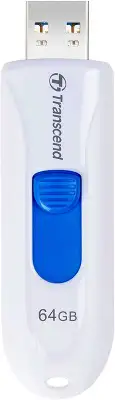 Флеш Диск Transcend 64Gb Jetflash 790 TS64GJF790W USB3.0 белый