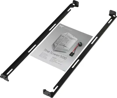 Корпус Thermaltake The Tower 500 черный без БП ATX 11x120mm 5x140mm 4xUSB3.0 audio bott PSU