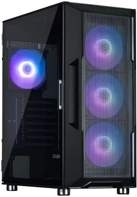 Корпус Zalman i3 NEO ARGB BLACK, черный, ATX, без БП (i3 NEO ARGB BLACK)