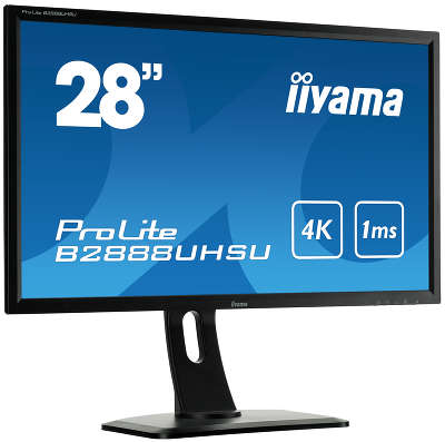 Монитор 28" Iiyama B2888UHSU-B1 4K черный