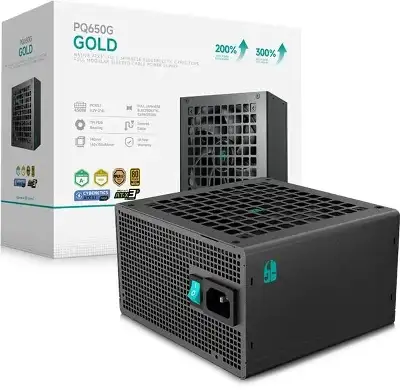Блок питания Deepcool ATX 650W GamerStorm PQ650G Gen.5 80+ gold (20+4pin) APFC 120mm fan 6xSATA Cab Manag RTL
