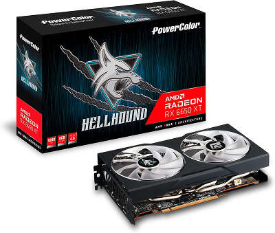 Видеокарта PowerColor AMD Radeon RX 6650 XT Hellhound 8Gb DDR6 PCI-E HDMI, 3DP