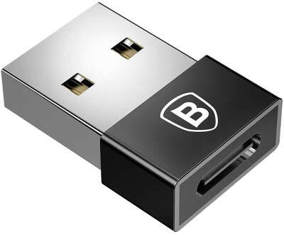 Адаптер Baseus USB-A Male to USB-C Female Adapter, Black [CATJQ-A01]