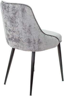 Стул для дома Бюрократ KF-5_2 комплект 2шт серый Light 19 металл черный на ножках (KF-5/LT19_2)