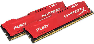 Набор памяти DDR4 DIMM 2x8Gb DDR3466 Kingston HyperX Fury Red (HX434C19FR2K2/16)